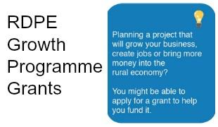 RDPE Growth Programme Grants RDPE Growth Programme Grants