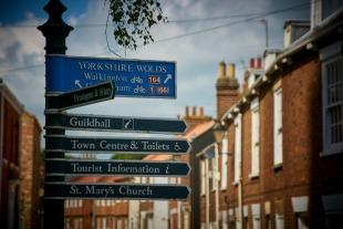 Showing the way in the town