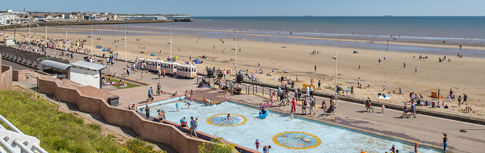 south prom and beach bridlington south prom and beach bridlington