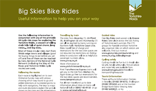 Big Skies Bike Rides Overview Big Skies Bike Rides Overview